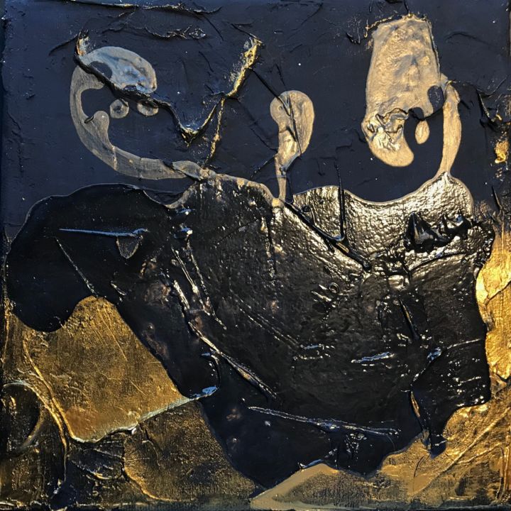 Malerei mit dem Titel "Dust" von Cristina Stockstill, Original-Kunstwerk, Acryl