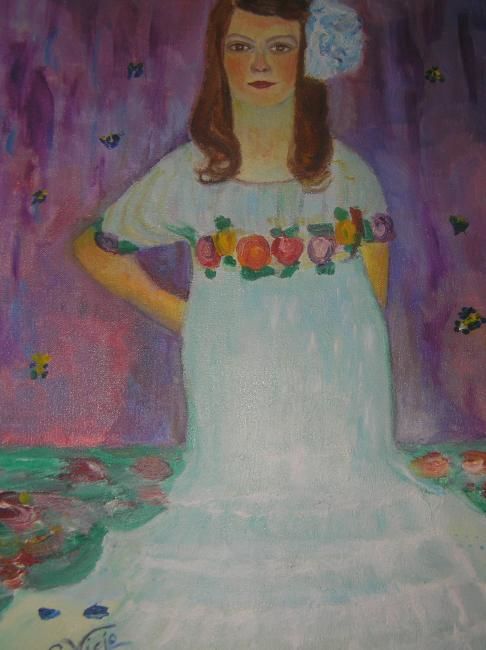 Painting titled "MADA PRIMAVESI" by Cristina Viejo, Original Artwork