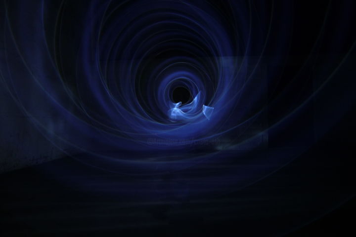 Photographie intitulée "tunnel" par Cristo Ash, Œuvre d'art originale, Light Painting