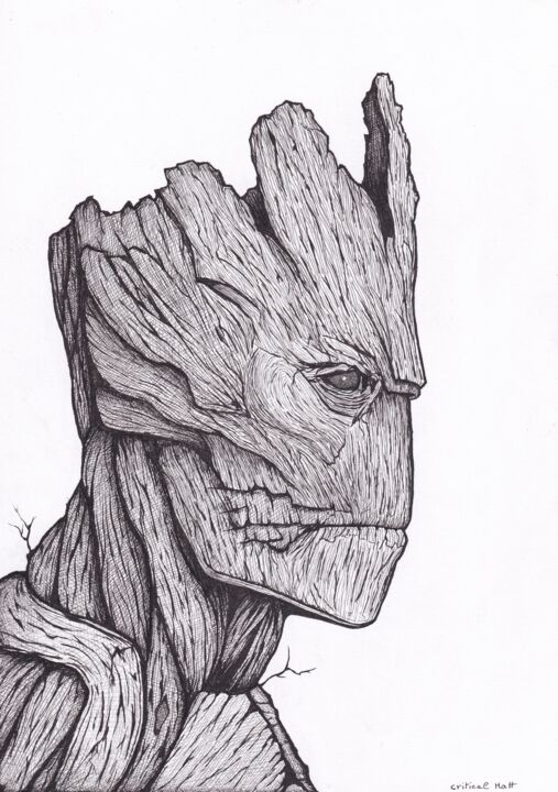Groot, Dibujo por Critical Matt | Artmajeur