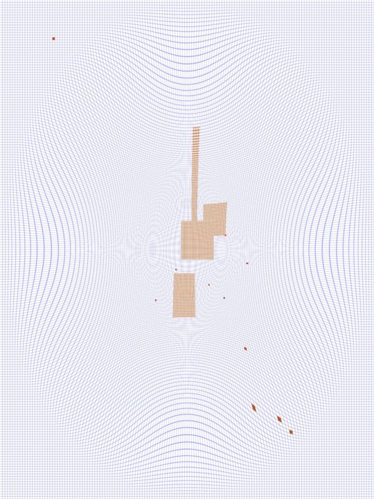 Grafika cyfrowa / sztuka generowana cyfrowo zatytułowany „VALLEYS” autorstwa Ro Model, Oryginalna praca, Malarstwo cyfrowe
