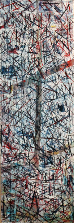 Painting titled "The Symphony of Equ…" by Emanuel Crudu, Original Art, Oil Mounted on Stretcher frame