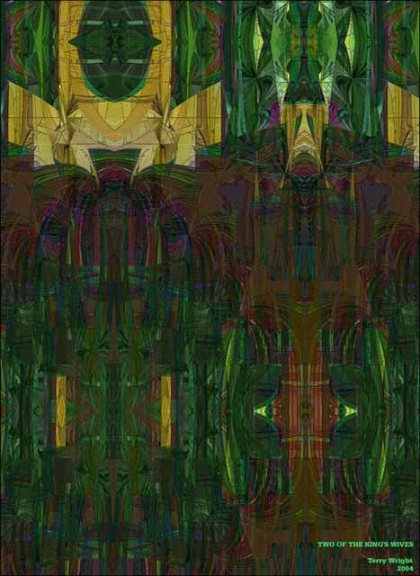 Digitale Kunst getiteld "Two of the King's W…" door Terry Wright, Origineel Kunstwerk