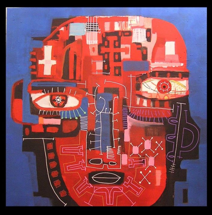 Peinture intitulée "12001015-1015333045…" par Emmanuel Cruz, Œuvre d'art originale, Acrylique