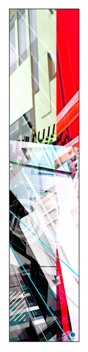 Digitale Kunst getiteld "Abstrapolis D16" door Christophe Martel (zenn), Origineel Kunstwerk, 2D Digital Work