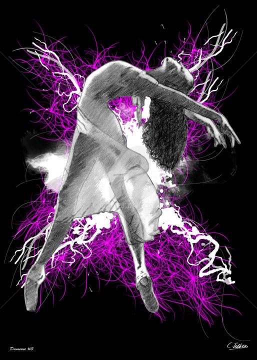 Artcraft titled "Danseuse #3" by Christophe Tellier, Original Artwork, Other