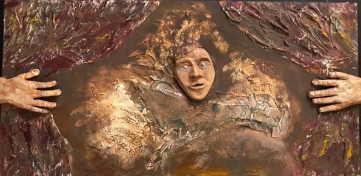 Sculpture titled "On the stage" by Mihaela Luca, Original Art,