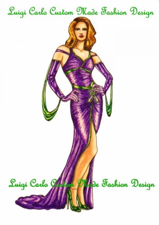 Digital Arts titled "Custom made fashion…" by Luigi Carlo, Original Artwork, Other