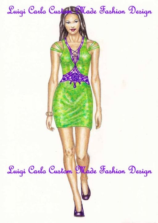 "Designer custom mad…" başlıklı Artcraft Luigi Carlo tarafından, Orijinal sanat, Giysi