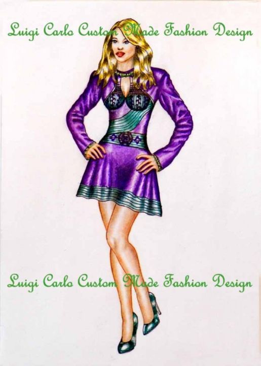 Digital Arts titled "Robes de ceremonie…" by Luigi Carlo, Original Art, Other