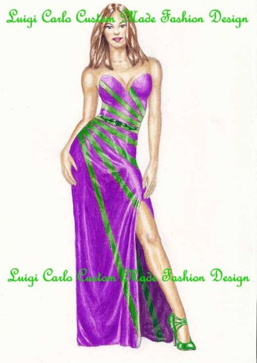 Digital Arts titled "Fashion Design Cust…" by Luigi Carlo, Original Artwork, Other