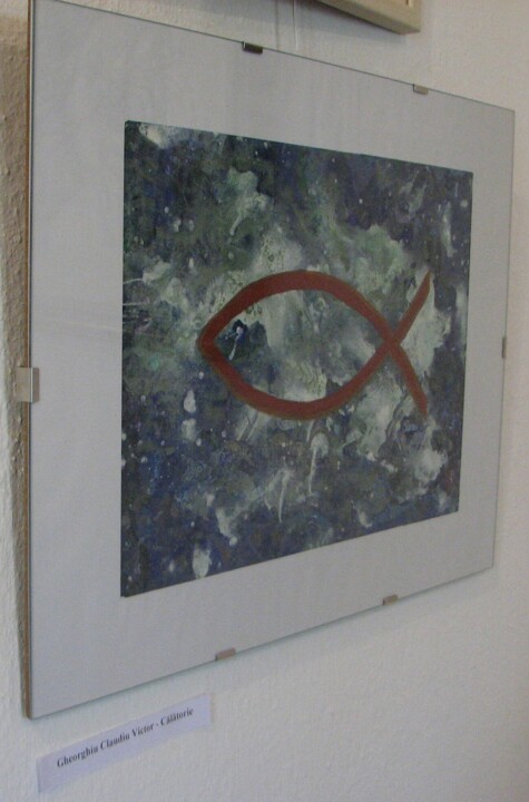 Painting titled "" Journey"" by Claudiu Victor Gheorghiu, Original Art, Acrylic