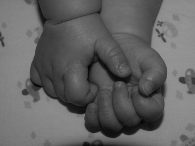 Photography titled "Little Hands" by Cynthia Brown Yackenchick, Original Artwork