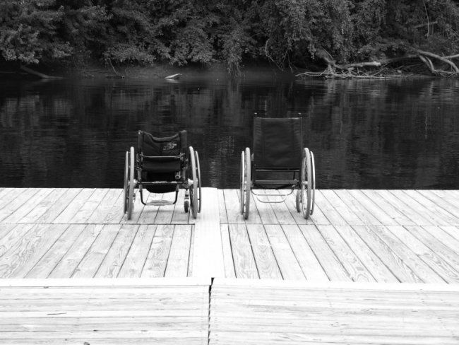 Photography titled "The Chairs" by Cynthia Brown Yackenchick, Original Artwork