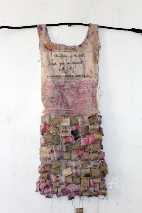 Peinture intitulée ""Haiku-tea-dress" C…" par Cynthia Fusillo, Œuvre d'art originale