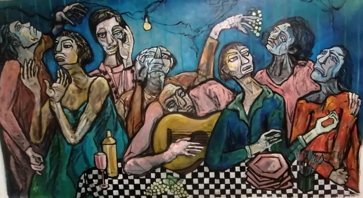 Pintura titulada "No title" por Cynthia Pedrosa, Obra de arte original, Oleo
