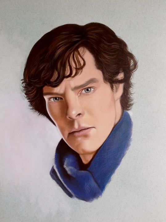 Painting titled "Berenice Cumberbatc…" by Czart, Original Artwork, Acrylic