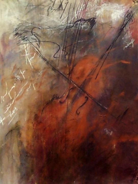 Peinture intitulée "Au pied du mur..." par Michel Czerwinski, Œuvre d'art originale