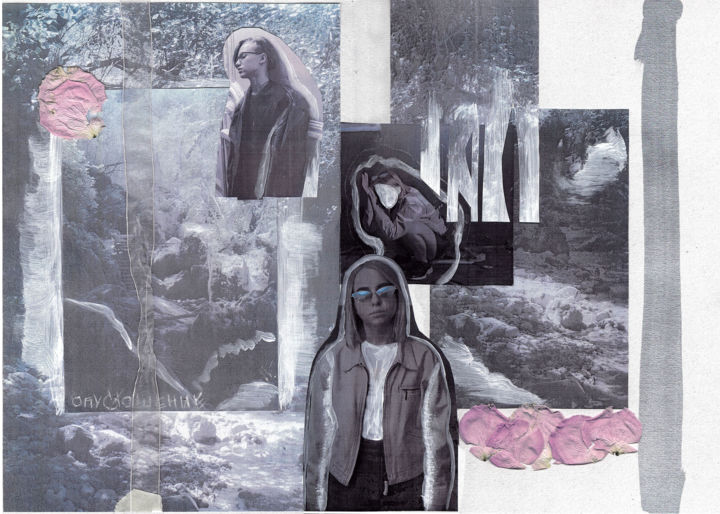 Collages titled "Опустошение" by Daria Manuilova (Fleend), Original Artwork, Collages