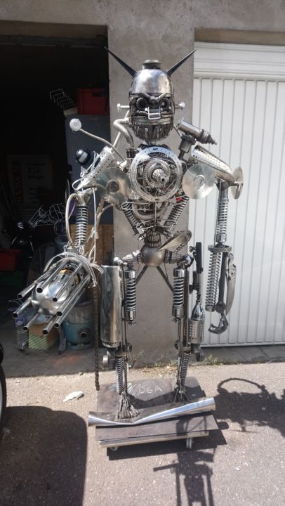 Sculpture titled "Colossus" by D.S.A.Rt, Original Artwork, Metals