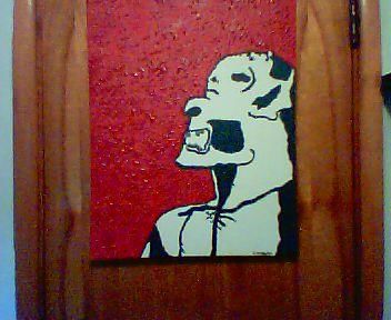 Painting titled "Artist's Self Potra…" by Carl Dabbah, Original Art, Oil