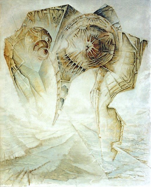 Malerei mit dem Titel "No Title" von Waldemar Miroslaw Dabrowski, Original-Kunstwerk, Andere