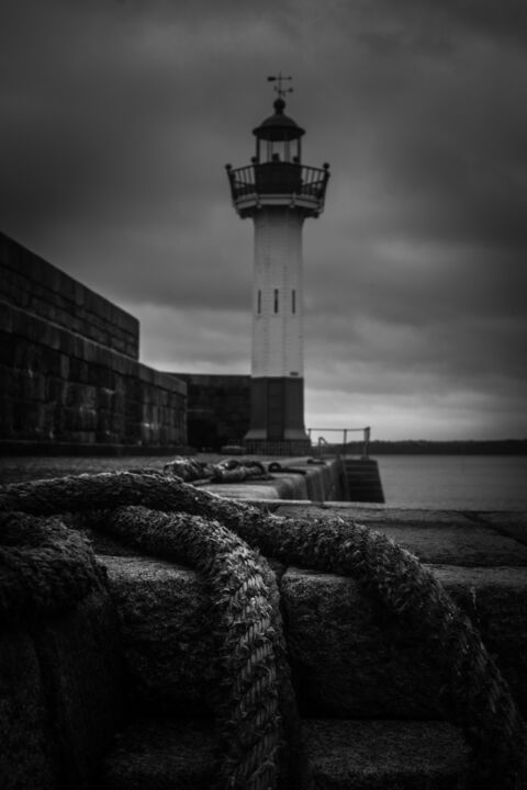 Fotografie getiteld "Le phare" door Dacko Photography, Origineel Kunstwerk, Digitale fotografie