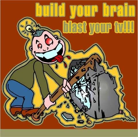 Disegno intitolato "Build Ya Brain!" da Davide, Opera d'arte originale