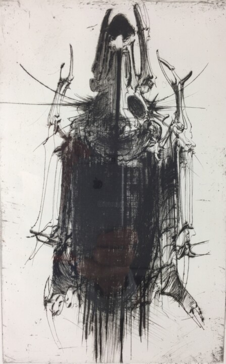 Obrazy i ryciny zatytułowany „Composition sans ti…” autorstwa Dado, Oryginalna praca, Akwaforta