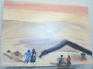 Peinture intitulée "nomade" par Youssef Yemmouni, Œuvre d'art originale