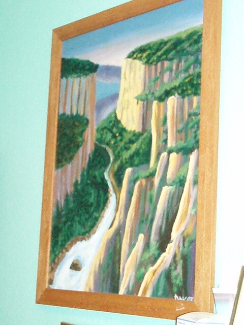 Painting titled "naturaleza y vida" by Dakota Tarraga, Original Artwork