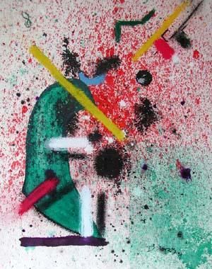 Картина под названием "Wrinkle in Time" - Dalibor Moyzes, Подлинное произведение искусства, Масло