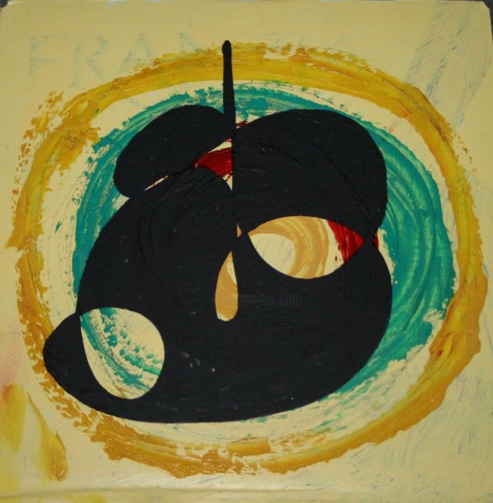 Peinture intitulée "Space Creators" par Dalibor Moyzes, Œuvre d'art originale, Huile