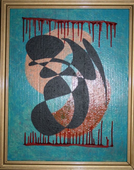 Malerei mit dem Titel "Soul Transplantation" von Dalibor Moyzes, Original-Kunstwerk, Öl