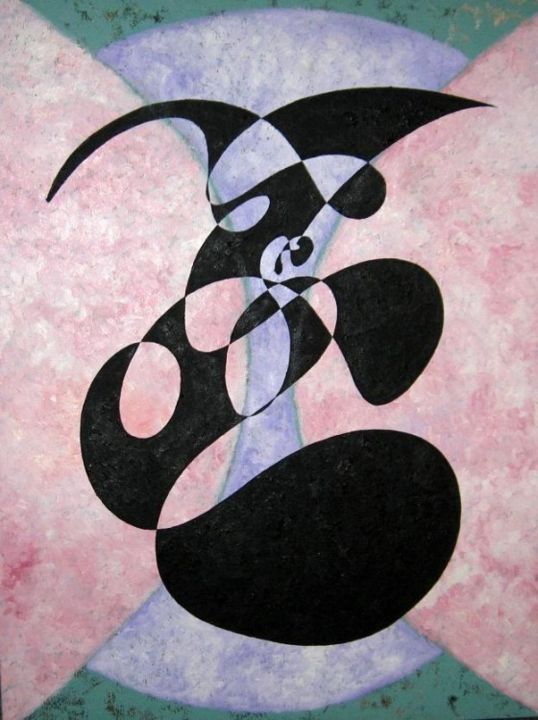 Peinture intitulée "The Astral Light of…" par Dalibor Moyzes, Œuvre d'art originale, Huile