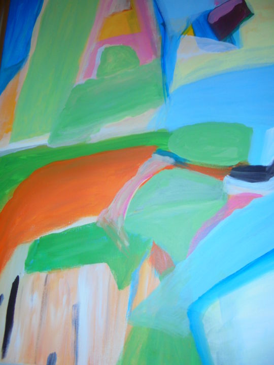 Painting titled "Primavera" by Dalila Silva, Original Artwork, Acrylic