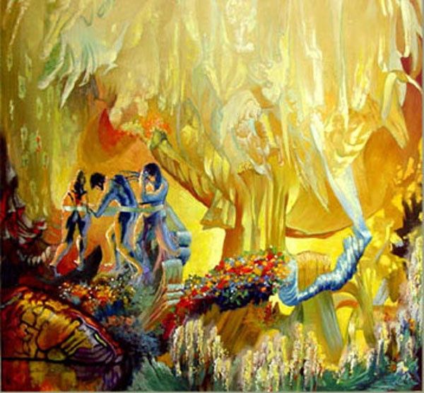 Pittura intitolato "Prologue of the hea…" da Dallas Pavone, Opera d'arte originale