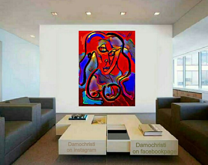 Painting titled "1479742464216970853…" by Damochristi, Original Artwork