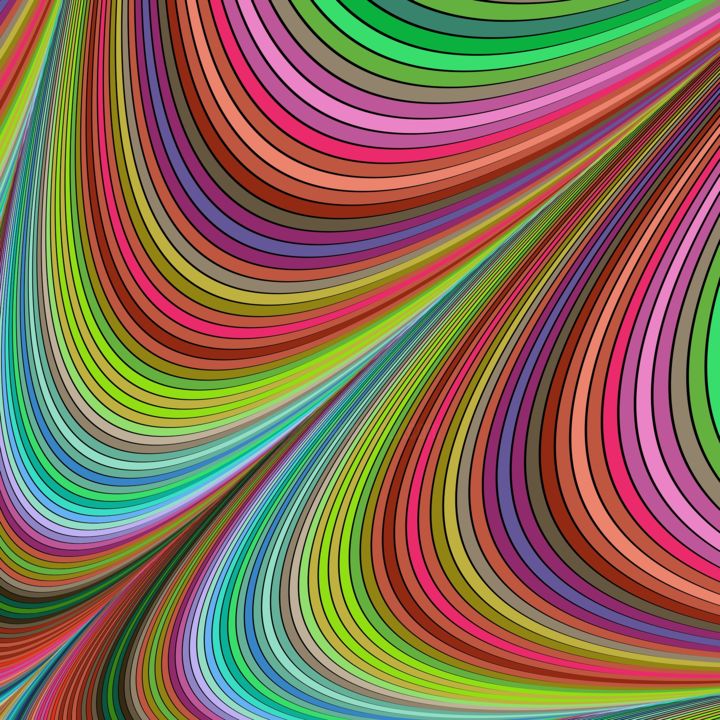 Digital Arts titled "Double Rainbow" by Dan Burris, Original Artwork