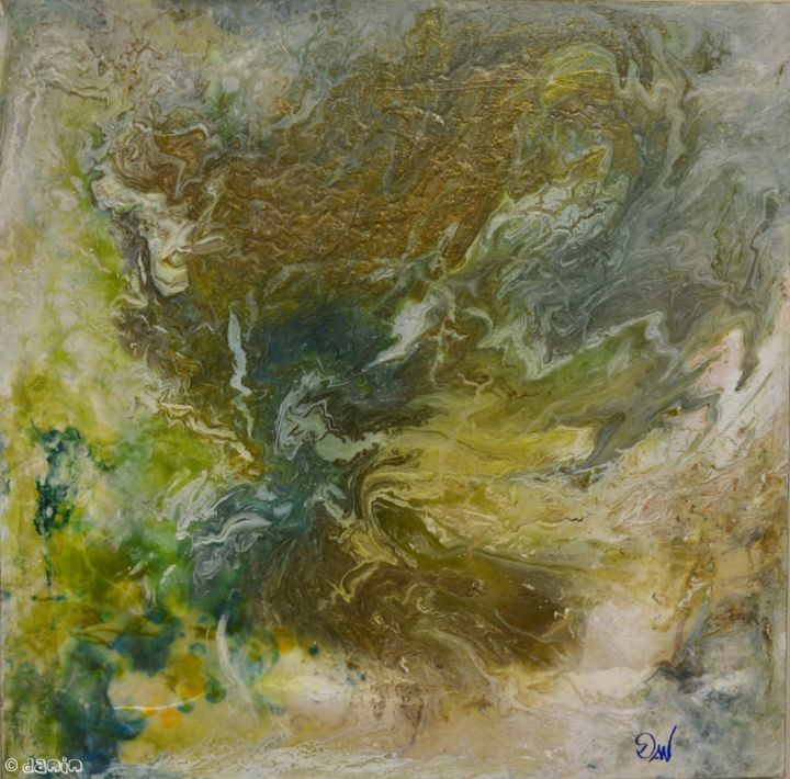 Картина под названием "atmosphere-acryliqu…" - Dan, Подлинное произведение искусства, Акрил