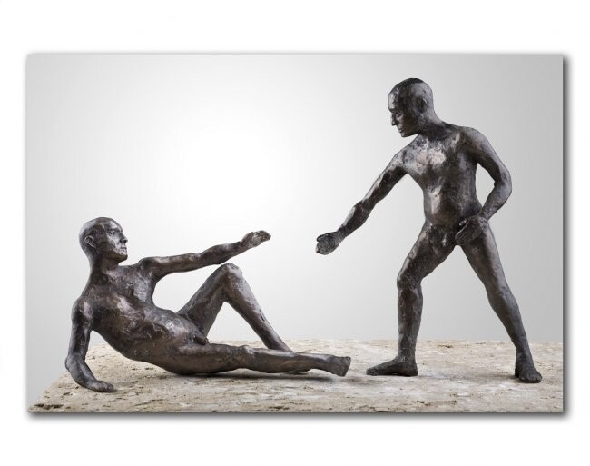 Sculpture intitulée "Reach By Dan Reisner" par Dan Reisner, Œuvre d'art originale