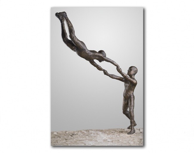 Скульптура под названием "Air by Dan Reisner" - Dan Reisner, Подлинное произведение искусства