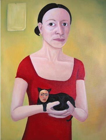 Painting titled "Learingin From Frida" by Dana Ellyn Kaufman, Original Artwork