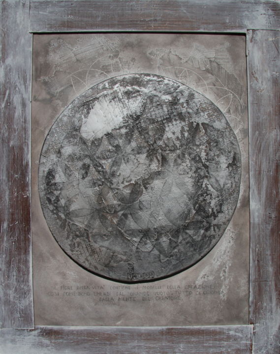 Pintura titulada "Il Fiore di Akhenat…" por Dana Tomsa Oberhoffer, Obra de arte original
