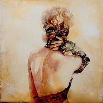 Картина под названием "Lo specchio invisib…" - Dana Tomsa Oberhoffer, Подлинное произведение искусства