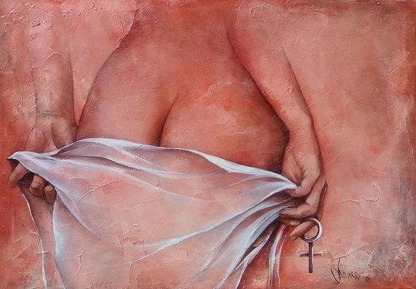 Pittura intitolato "La Chiave di Venere…" da Dana Tomsa Oberhoffer, Opera d'arte originale