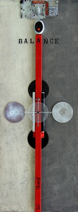 Γλυπτική με τίτλο "Balance (collezione…" από Dana Tomsa Oberhoffer, Αυθεντικά έργα τέχνης, Άλλος