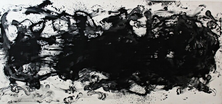 Painting titled "Moves 2" by Ahmed Khan, Original Art, Oil