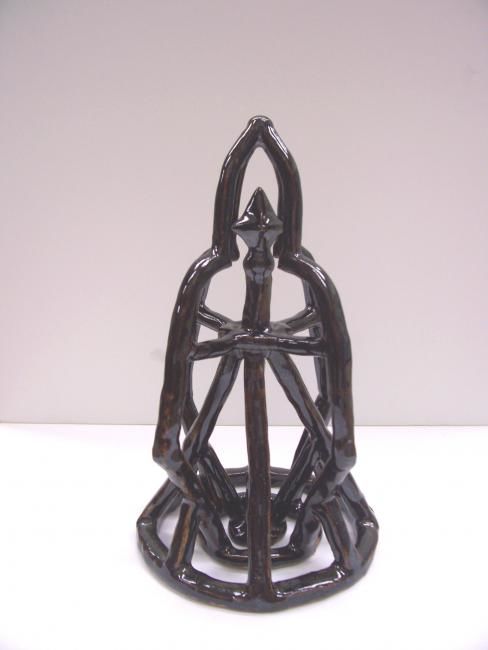 Sculpture titled "Martyrdom's cage" by Robert Keith, Original Art,