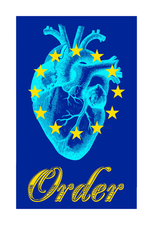 「Brexit - From Europ…」というタイトルの製版 Dangerous Minds Artistsによって, オリジナルのアートワーク, デジタルプリント